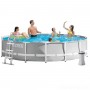 Каркасный бассейн Intex 26724, 457 х 107 см (лестница, тент, подстилка) 