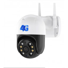 4G Уличная поворотная наружная цифровая IP PTZ камера видеонаблюдения HD 2MP под сим карту