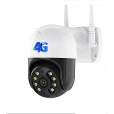 4G Уличная поворотная наружная цифровая IP PTZ камера видеонаблюдения HD 2MP под сим карту