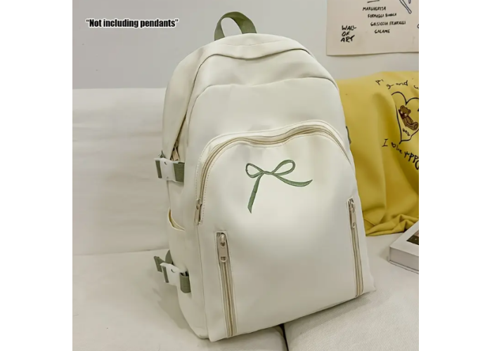 Рюкзак школьный Bow White