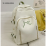 Рюкзак школьный Bow White