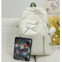 Рюкзак школьный Bow White