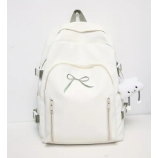 Рюкзак школьный Bow White