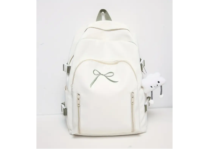 Рюкзак школьный Bow White