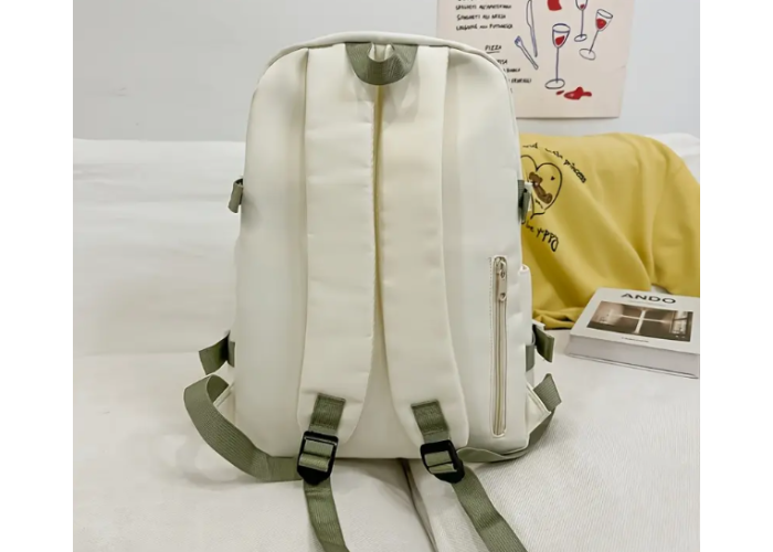 Рюкзак школьный Bow White