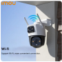 Камера видеонаблюдения IMOU Cruiser Dual 10 MP с двумя объективами Wi-Fi IP - беспроводная цифровая поворотная видеокамера