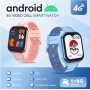 Детские GPS-смарт часы D3 с Wi Fi 4G Видеозвонок (розовые) Android умные часы под семь карту для ребенка