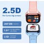 Детские GPS-смарт часы D3 с Wi Fi 4G Видеозвонок (розовые) Android умные часы под семь карту для ребенка