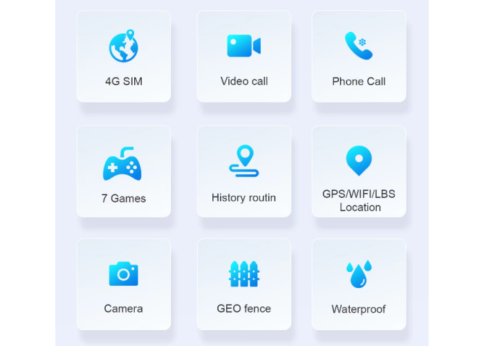 Детские смарт часы Dh18 с дополнительным ремешком с GPS трекером Wi Fi 4G / Видеозвонок (черные) умные часы для ребенка