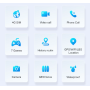 Детские смарт часы Dh18 с дополнительным ремешком с GPS трекером Wi Fi 4G / Видеозвонок (черные) умные часы для ребенка