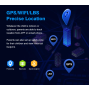 Детские смарт часы Dh18 с дополнительным ремешком с GPS трекером Wi Fi 4G / Видеозвонок (черные) умные часы для ребенка