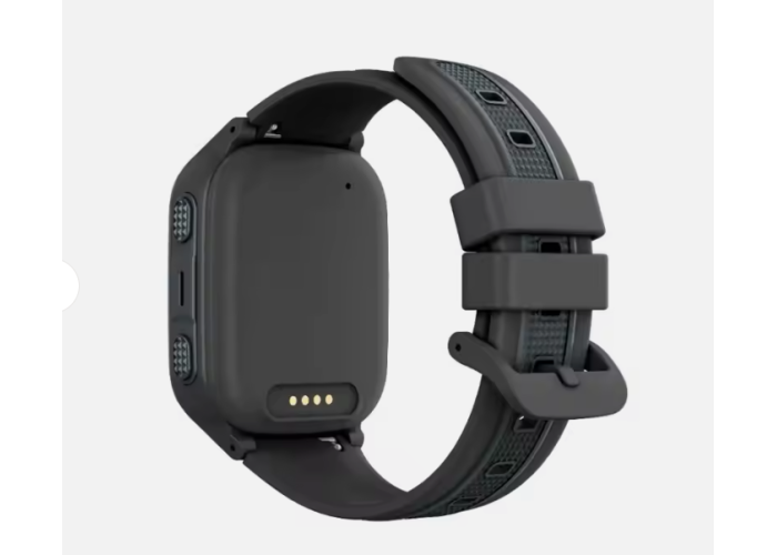 Детские смарт часы Dh35 с гальваническим покрытием GPS трекером Wi Fi 4G / Видеозвонок (черные) умные часы для ребенка