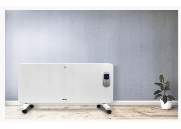 Електричний обігрівач EBERG SLIM 2000 W, Wi-Fi конвектор опалення 