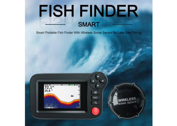 Эхолот беспроводной для рыбалки Fish Finder XF08 (Цветной)