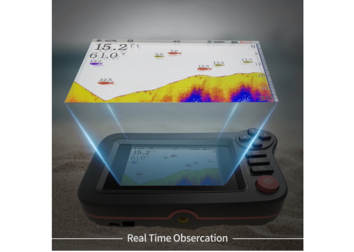 Эхолот беспроводной для рыбалки Fish Finder XF08 (Цветной)