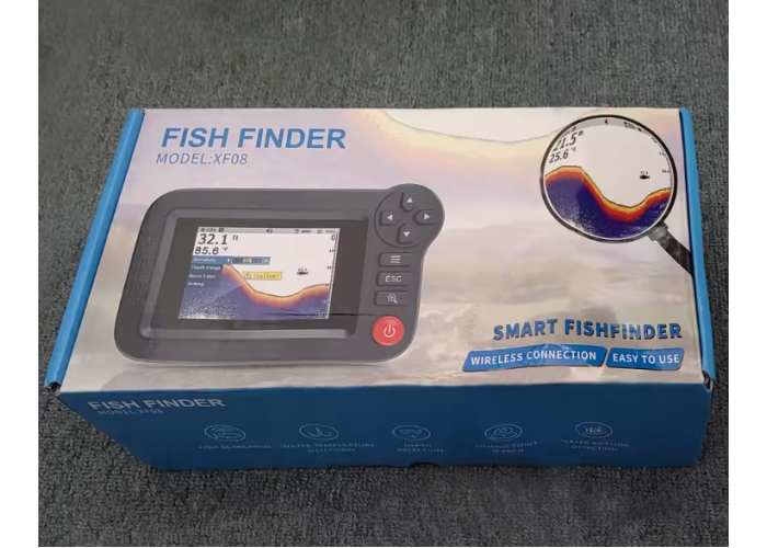 Эхолот беспроводной для рыбалки Fish Finder XF08 (Цветной)