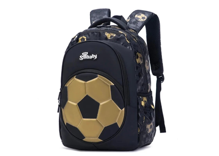 Рюкзак школьный ортопедический Football ds024 gold
