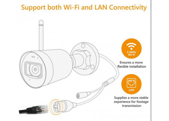 Wi-Fi камера видеонаблюдения IMOU Bullet Lite 4MP IPC-G42 уличная видеокамера