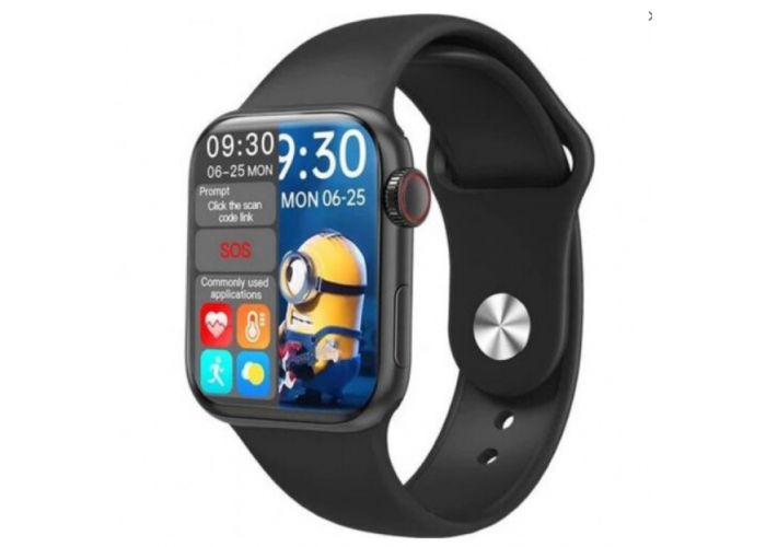 Смарт часы HW16 Smart Watch 44 мм фитнес трекер черный c блютуз вызовом