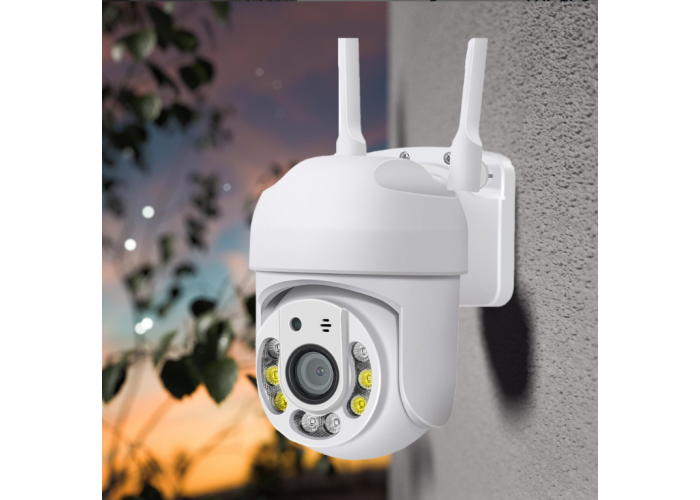 Уличная камера видеонаблюдения Wi-Fi 5MP  YCC365 plus поворотная беспроводная цифровая PTZ120
