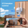 Уличная камера видеонаблюдения Wi-Fi 5MP  YCC365 plus поворотная беспроводная цифровая PTZ120