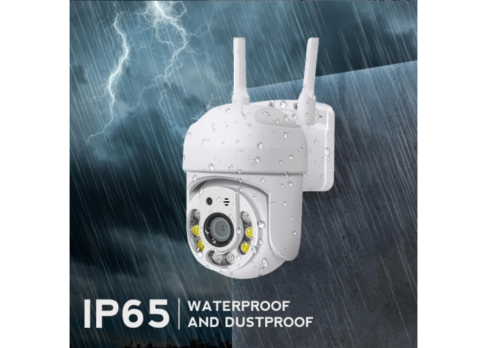 Уличная камера видеонаблюдения Wi-Fi 5MP  YCC365 plus поворотная беспроводная цифровая PTZ120