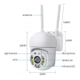 Уличная камера видеонаблюдения Wi-Fi 5MP  YCC365 plus поворотная беспроводная цифровая PTZ120