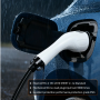 Зарядный кабель для электромобилей 15 метров Type 2 - Type 2 IPENGEN 1 фаза IEC 62196-2 16A, автомобильный кабель