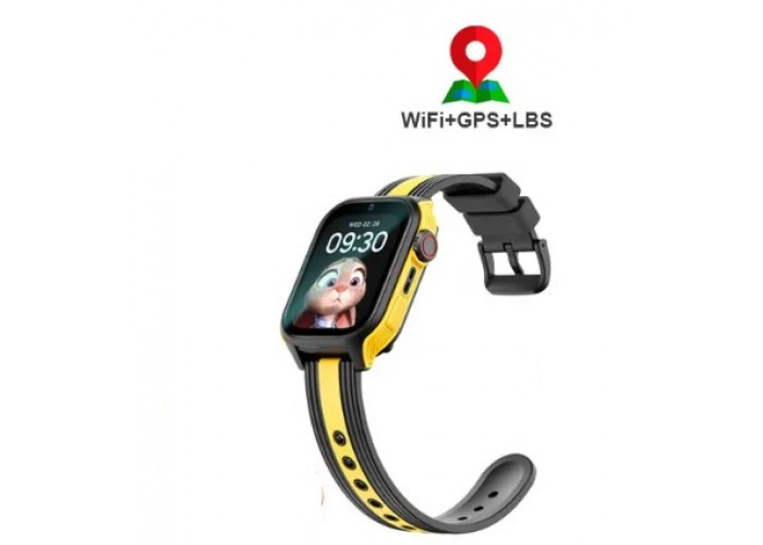 Детские смарт часы с GPS К36 4G/Видеозвонок умные часы для ребенка Smart kids Watch желтый
