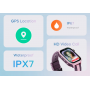 Детские смарт часы с GPS К36 4G/Видеозвонок умные часы для девочки Smart kids Watch фиолетовый