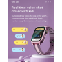 Детские смарт часы с GPS К36 4G/Видеозвонок умные часы для девочки Smart kids Watch фиолетовый