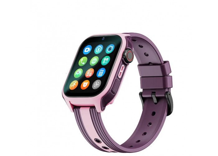 Детские смарт часы с GPS К36 4G/Видеозвонок умные часы для девочки Smart kids Watch фиолетовый