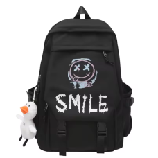 Рюкзак школьный Kawaii Smile Black