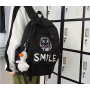 Рюкзак школьный Kawaii Smile Black