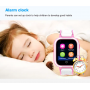 Детские смарт часы LT21 розовые Smart kids Watch с GPS трекером Wi Fi 4G / Видеозвонок умные часы 