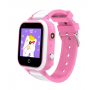Детские смарт часы LT21 розовые Smart kids Watch с GPS трекером Wi Fi 4G / Видеозвонок умные часы 