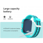 Детские смарт часы LT21 синие Smart kids Watch с GPS трекером Wi Fi 4G / Видеозвонок умные часы 