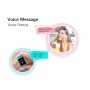 Детские смарт часы LT21 синие Smart kids Watch с GPS трекером Wi Fi 4G / Видеозвонок умные часы 