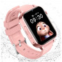 Детские смарт часы LT38 с GPS трекером Wi Fi 4G / Видеозвонок (розовые) умные часы Smart kids Watch