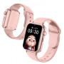 Детские смарт часы LT38 с GPS трекером Wi Fi 4G / Видеозвонок (розовые) умные часы Smart kids Watch