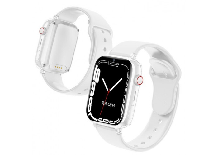 Детские смарт часы LT38 с GPS трекером Wi Fi 4G / Видеозвонок (белые) умные часы Smart kids Watch