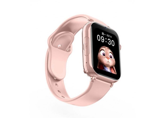 Детские смарт часы LT38 с GPS трекером Wi Fi 4G / Видеозвонок (розовые) умные часы Smart kids Watch