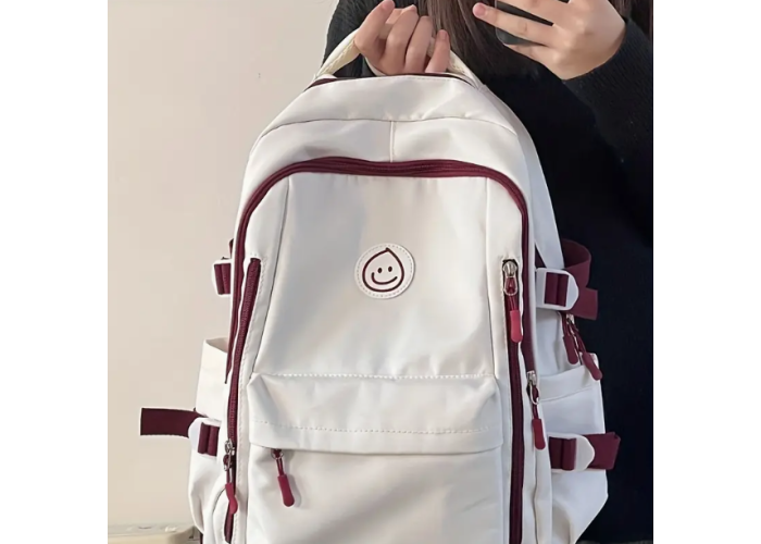 Рюкзак школьный QQ-8808 BR с подвеской