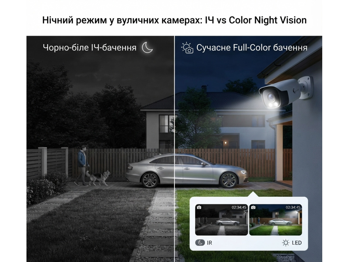 Как работает ночной режим в уличных камерах видеонаблюдения: все, что нужно знать