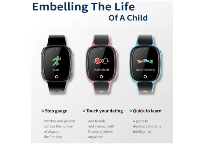 Детские смарт часы  HW11 с GPS Smart Watch умные часы для детей розовые