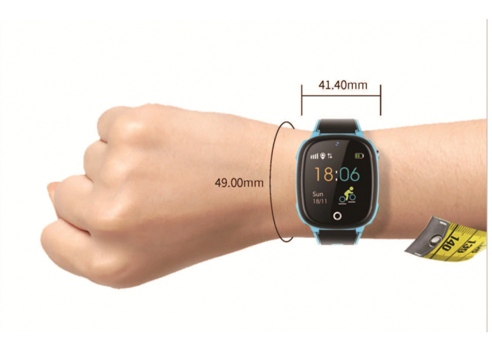 Дитячий смарт годинник HW11 з GPS Smart Watch розумний годинник для дитини синій