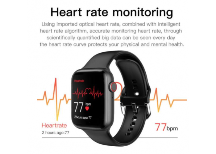 Смарт часы HW12 Smart Watch 40 мм фитнес трекер черный c блютуз вызовом