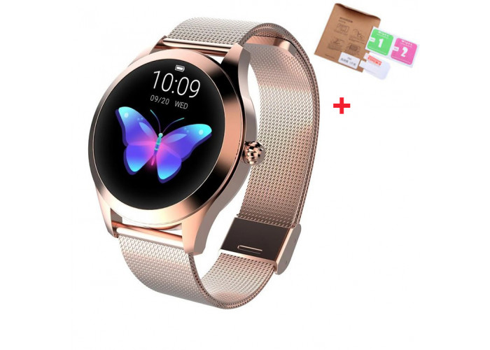 Смарт годинник Smart Watch KW10 (Gold) розумний фітнес трекер